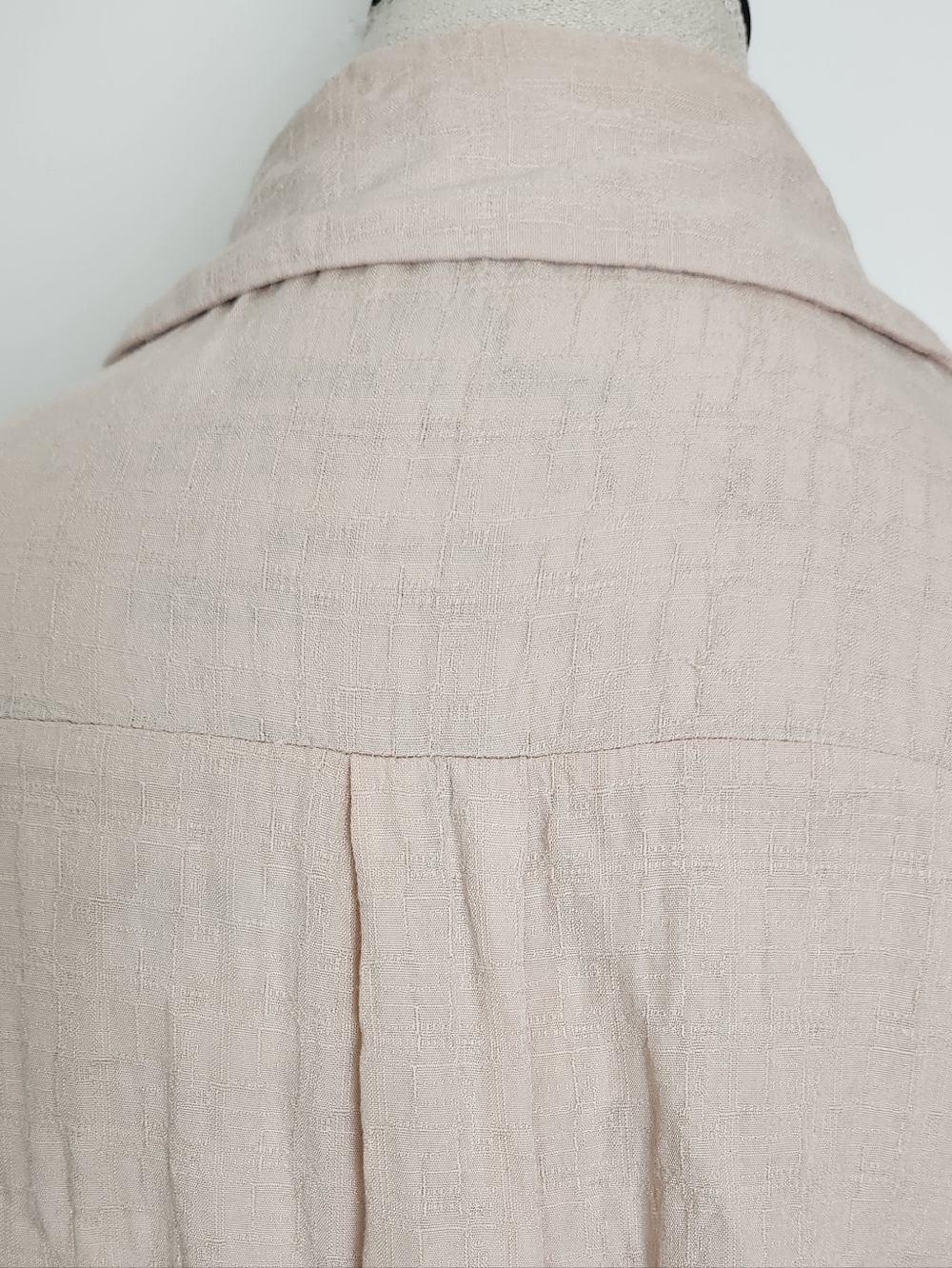 Vintage Beige Buttonup Safari Shirt - Picture 11 of 16